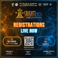 SRiSHTi 2K26 Technical Fest Poster
